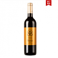 首彩澳洲原瓶口红酒88系列（金标）精选西拉干红葡萄酒单支
