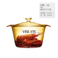 康宁VISIONS  3.8L晶彩系列时尚养生锅