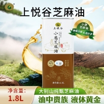 小磨芝麻油初榨1.8L单瓶装
