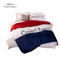 Cmierf Kuect（中国CKIR） 横条法兰绒毛毯 CK-JD006