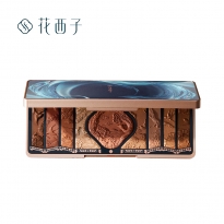 花西子百鸟朝凤浮雕彩妆盘2.0-檀棕朝凤屏-12.8g
