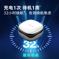 飞利浦  蓝牙 AI 会议降噪耳机