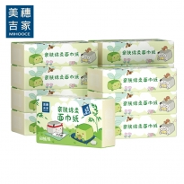 美穗吉家 亲肤绵柔面巾纸 原生竹浆