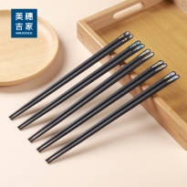 美穗吉家 家用分类合金筷5双装MIH-2404170