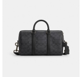 COACH蔲驰 Venturer27 男士单肩斜挎手提包 碳灰黑色 CBN94-QBMMI5