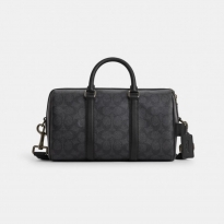 COACH蔲驰 Venturer27 男士单肩斜挎手提包 碳灰黑色 CBN94-QBMMI5