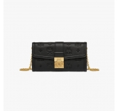 MCM 黑色女士斜挎包 MYLESXT01BK